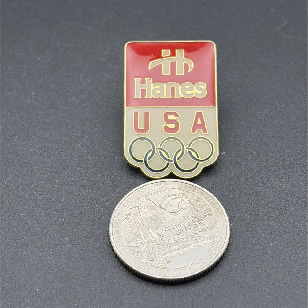 Olympics Team USA Hanes Sponsor Lapel‎ Hat Pin